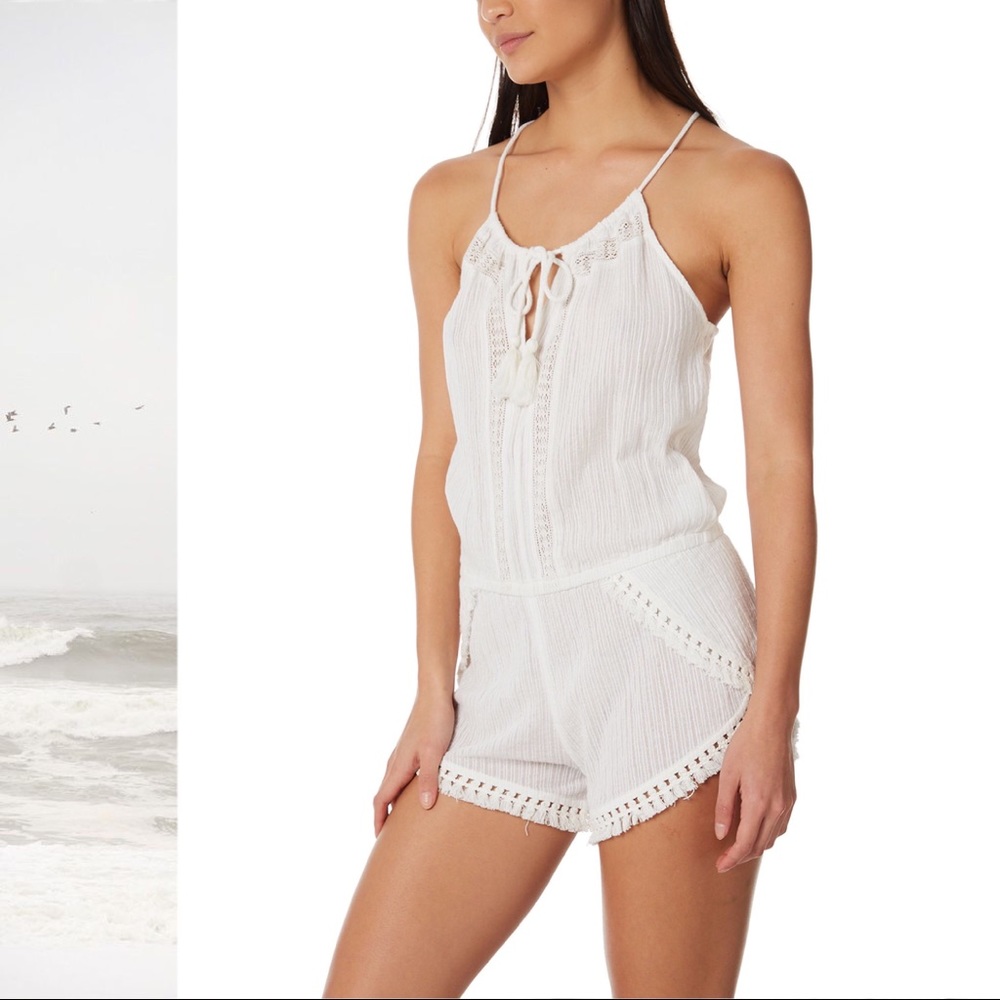 🌕 SOLD. 🍦 Rip Curl Vanilla Sea Dive Romper